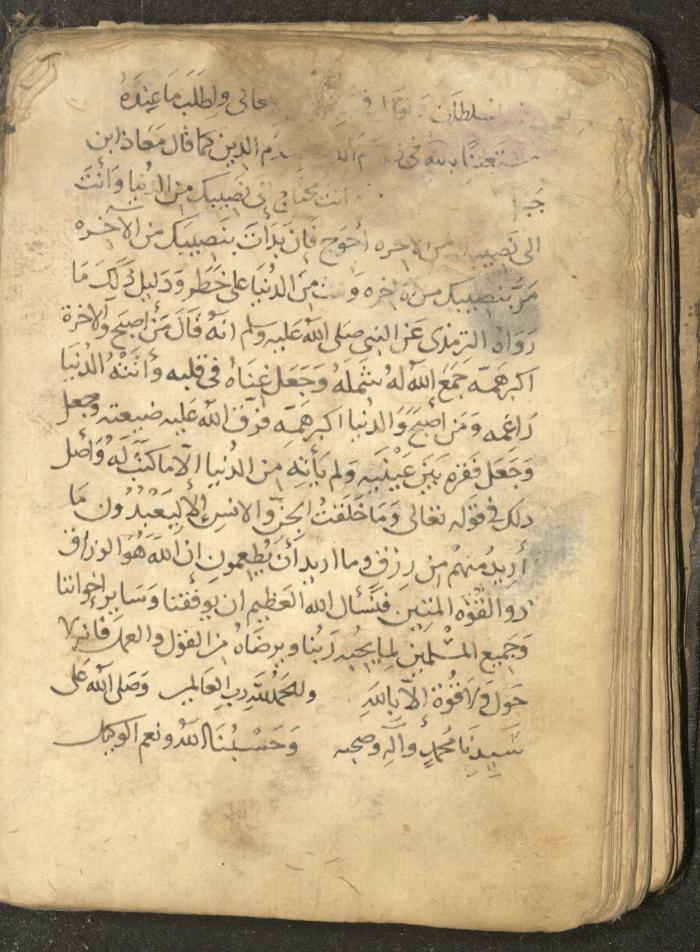 مخطوطة في السيرة النبوية، القرن التاسع عشر