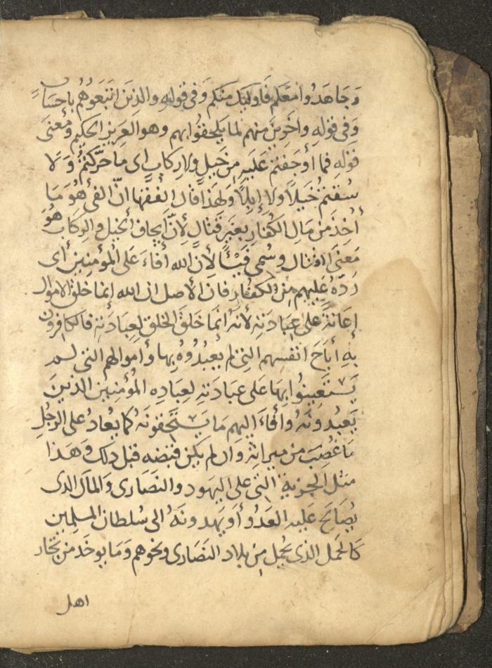 مخطوطة في السيرة النبوية، القرن التاسع عشر