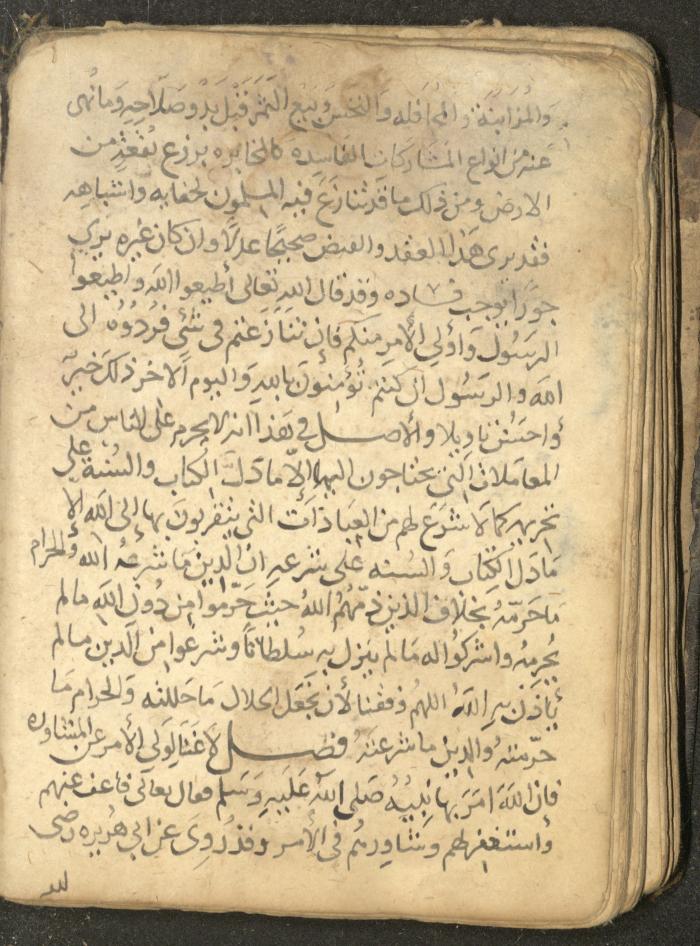 مخطوطة في السيرة النبوية، القرن التاسع عشر