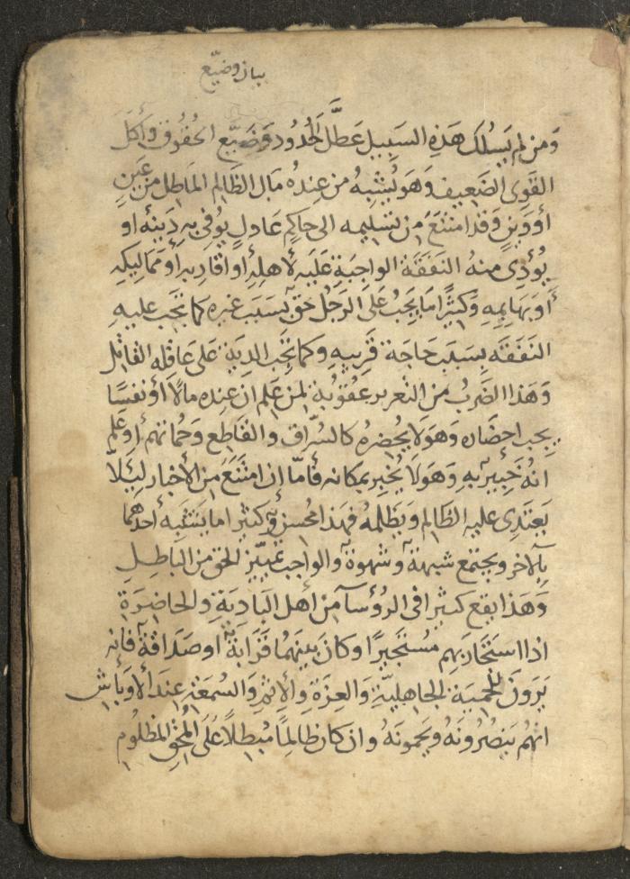 مخطوطة في السيرة النبوية، القرن التاسع عشر