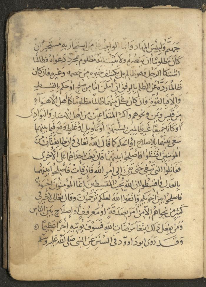 مخطوطة في السيرة النبوية، القرن التاسع عشر
