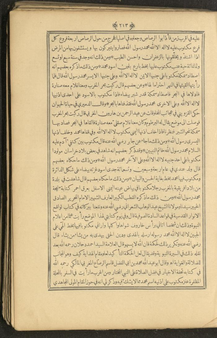 A Book on Prophet Mohammad's Biography and Traits, the 1920s