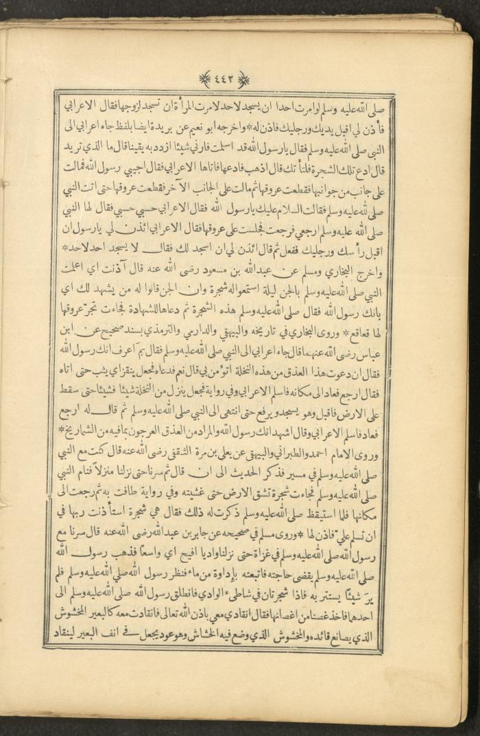 A Book on Prophet Mohammad's Biography and Traits, the 1920s
