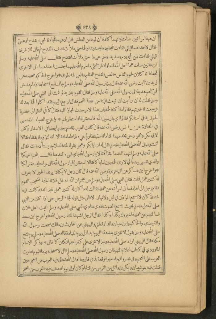 A Book on Prophet Mohammad's Biography and Traits, the 1920s