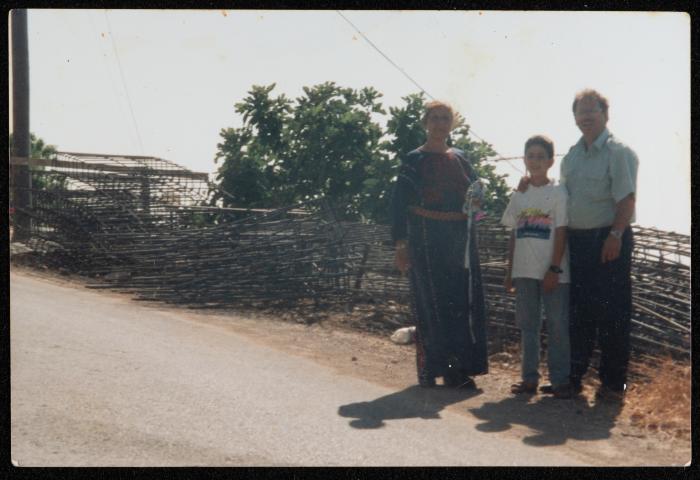 Fahima Abdallah and her Family, Birzeit, the Early 1980s