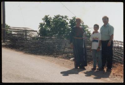 فهيمة عبدالله وعائلتها، بيرزيت، مطلع ثمانينيات القرن العشرين