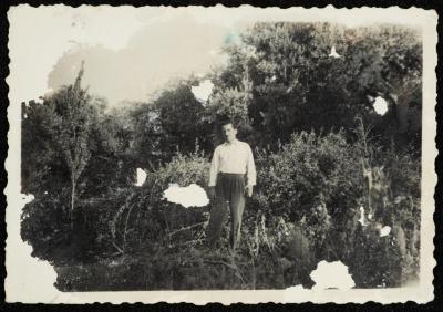 رجل من عائلة جريس عبدالله، بيرزيت، مطلع ستينيات القرن العشرين