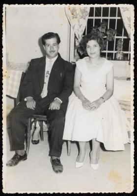 Dawood Abdallah and His Wife, Jerusalem, the Early 1950s