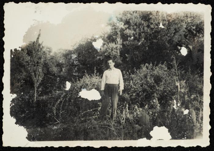 رجل من عائلة جريس عبدالله، بيرزيت، مطلع ستينيات القرن العشرين