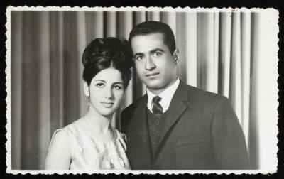 حفلة خطوبة جورج عبدالله وسامية صايج، بيرزيت، مطلع ستينيات القرن العشرين