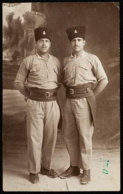 عازر بربار ومحمد اللحام، الأردن، 15 نيسان 1932