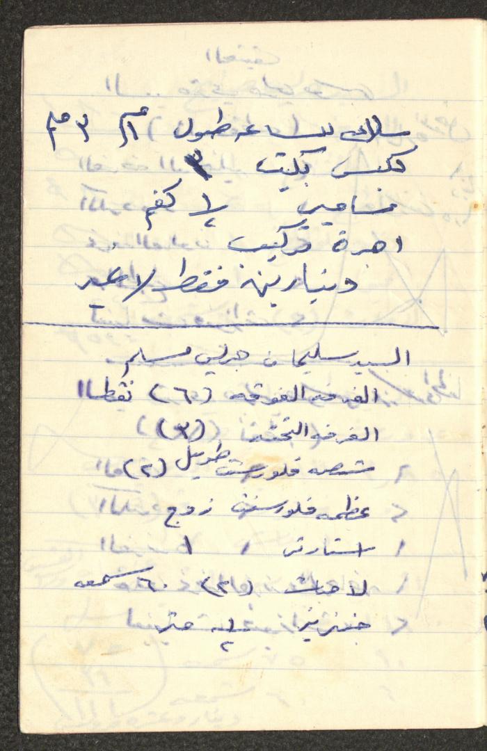 دفتر حسابات خاص بعائلة عبد الله