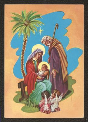 بطاقة معايدة من حنان إبراهيم لإلين نايف، 30 نيسان 1978