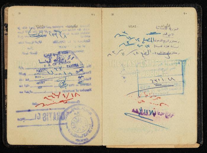  Abdel-Karim Jiries's Jordanian Passport 