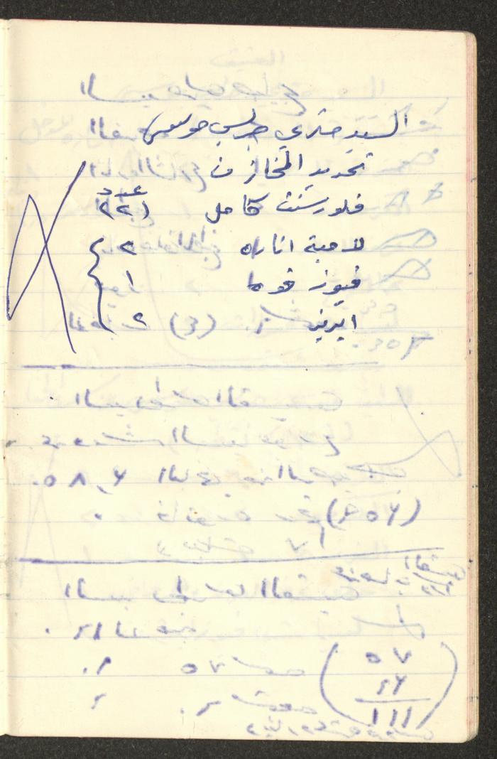 دفتر حسابات خاص بعائلة عبد الله