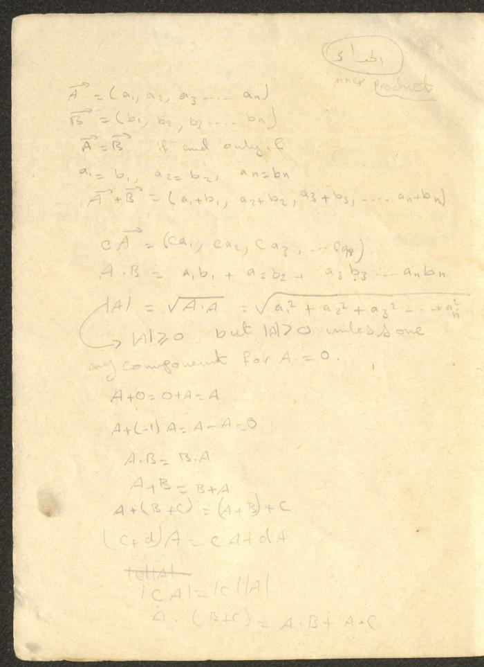 An Accounting Ledger for the Abdullah Family