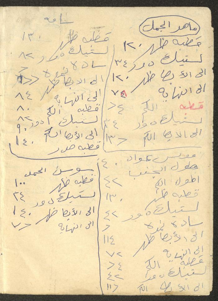 An Accounting Ledger for the Abdullah Family