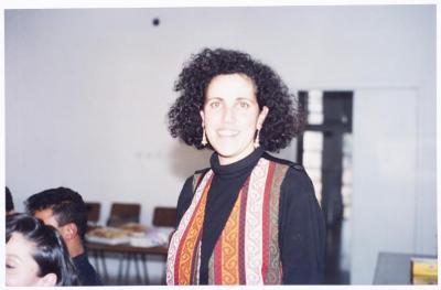 Huda Odeh, a Member of el-Funoun Troupe, al-Bireh, 1994 