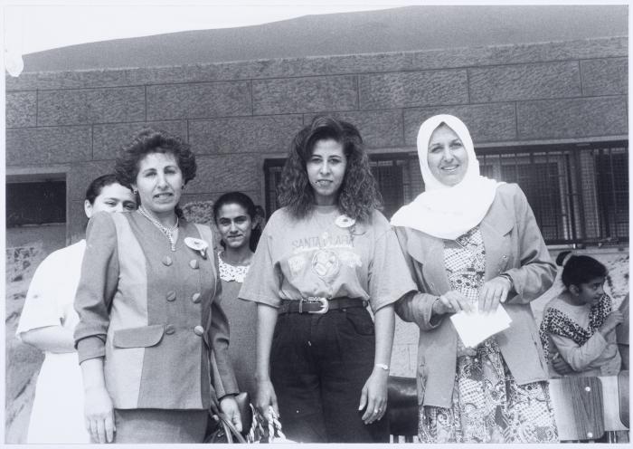 School Teachers Celebrating the End of the School Year, Jericho, 1983