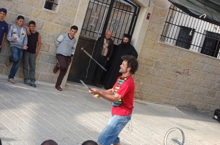 Jack Jaxx's Show in Birzeit <br />
 