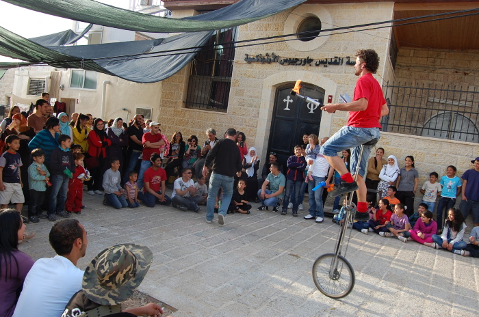 Jack Jaxx's Show in Birzeit <br />
 