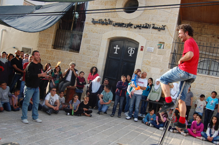 Jack Jaxx's Show in Birzeit <br />
 