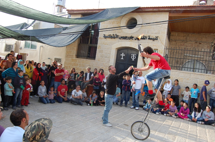 Jack Jaxx's Show in Birzeit <br />
 