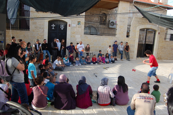 Jack Jaxx's Show in Birzeit <br />
 