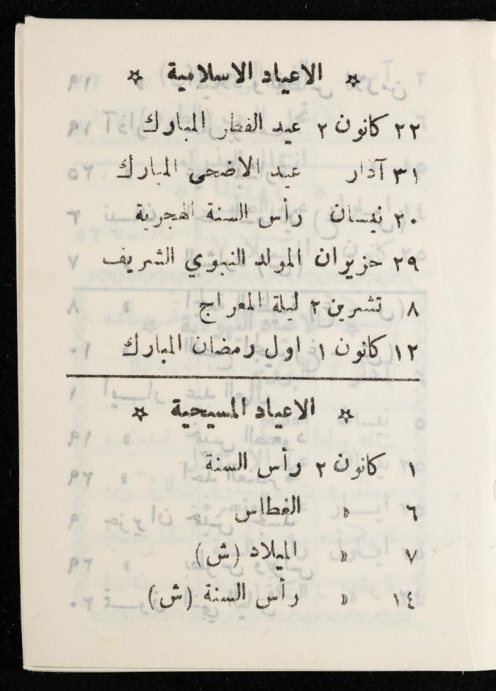 مفكرة لوليد الفاهوم، الناصرة،  1966