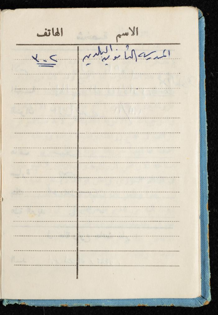 Walid Fahoum's Journal, Nazareth, 1961