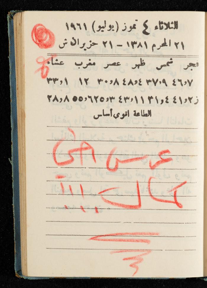 Walid Fahoum's Journal, Nazareth, 1961