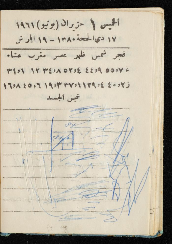 Walid Fahoum's Journal, Nazareth, 1961