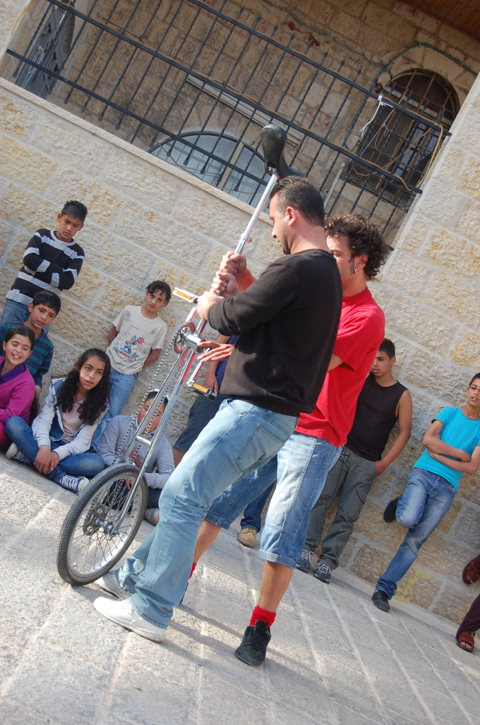 Jack Jaxx's Show in Birzeit <br />
 