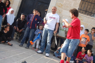 Jack Jaxx's Show in Birzeit <br />
 