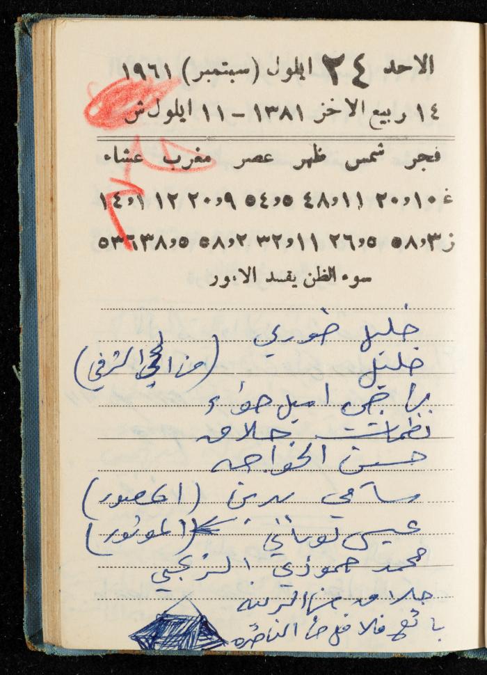 Walid Fahoum's Journal, Nazareth, 1961