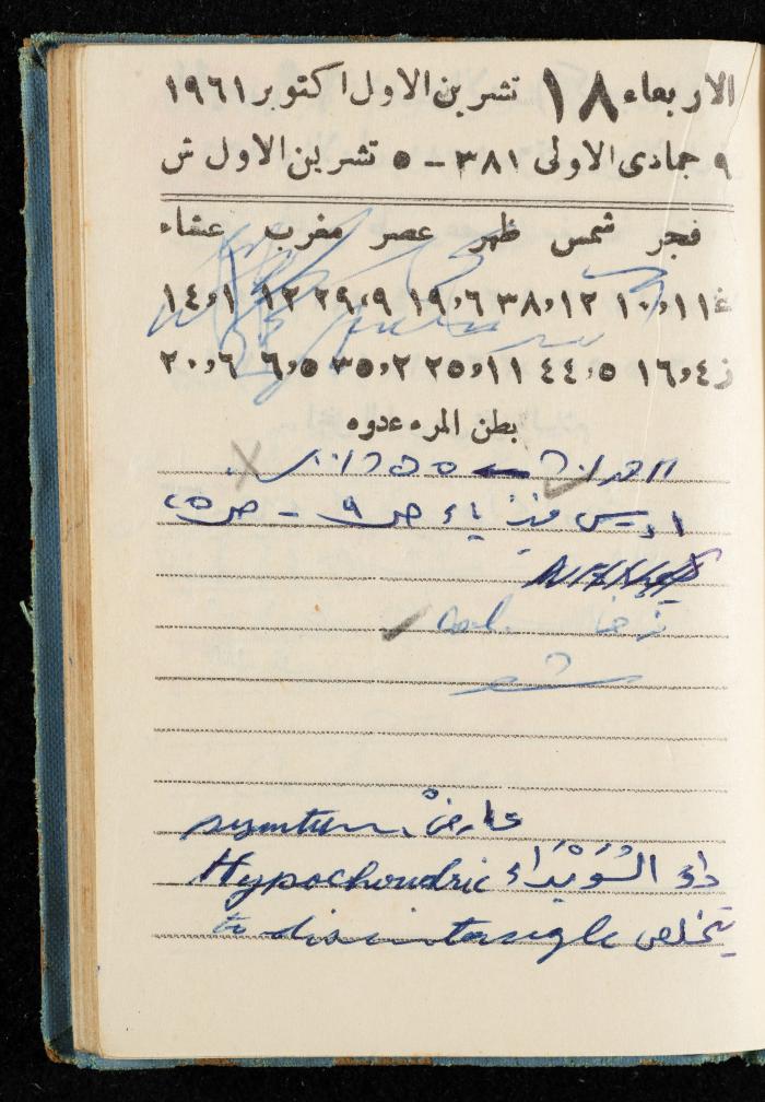 Walid Fahoum's Journal, Nazareth, 1961