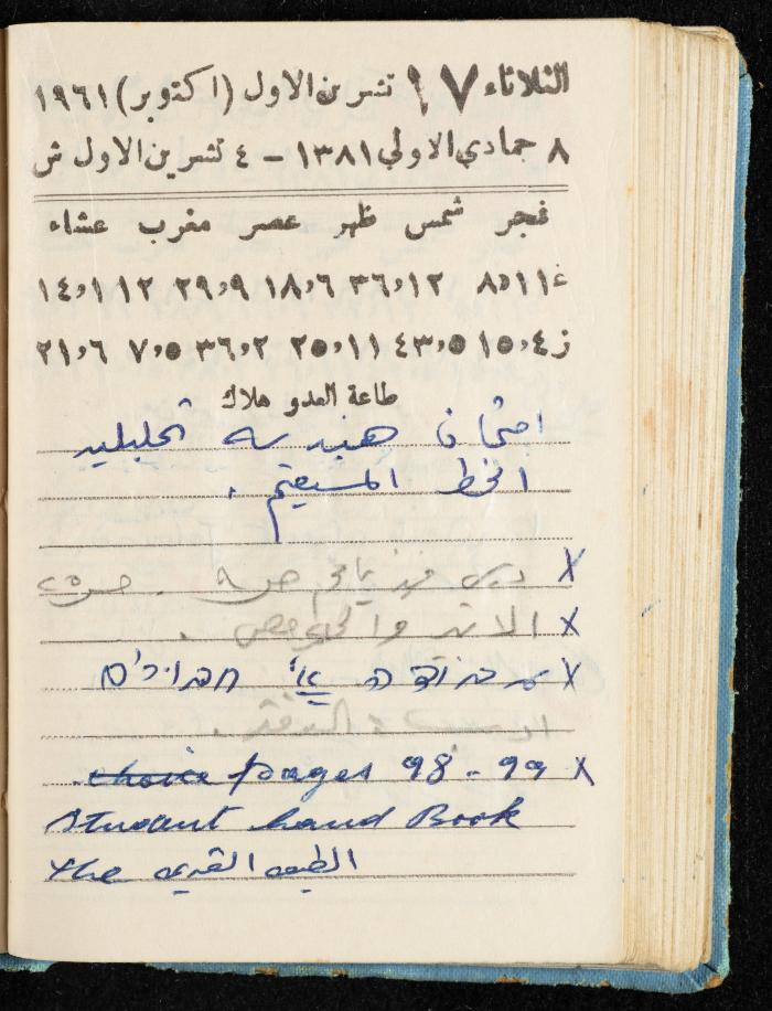 Walid Fahoum's Journal, Nazareth, 1961
