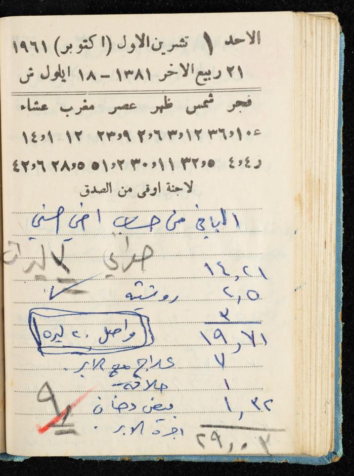 Walid Fahoum's Journal, Nazareth, 1961