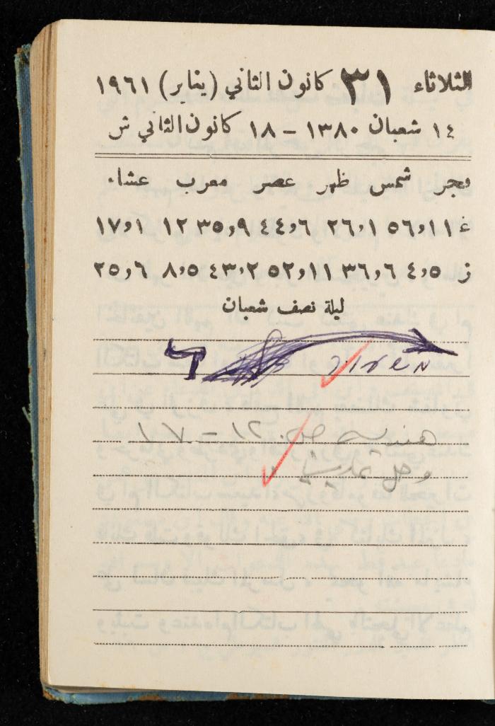 Walid Fahoum's Journal, Nazareth, 1961