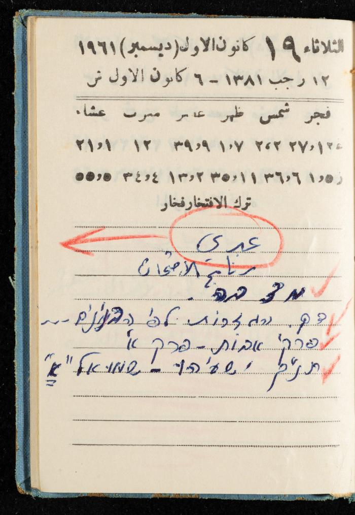 Walid Fahoum's Journal, Nazareth, 1961