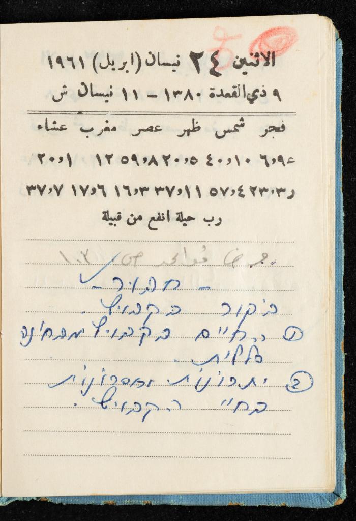 Walid Fahoum's Journal, Nazareth, 1961
