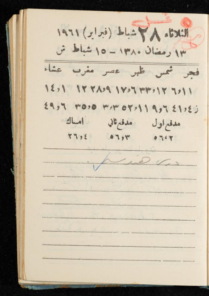 Walid Fahoum's Journal, Nazareth, 1961