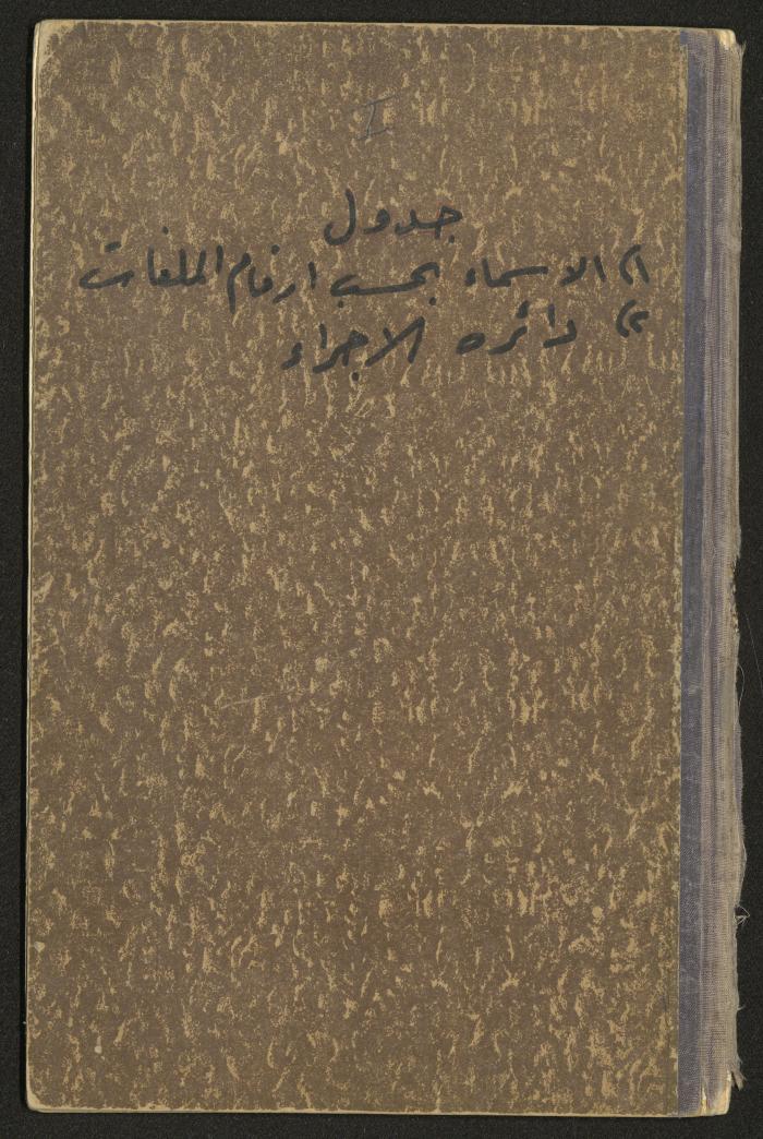 جدول أرقام الملفات القانونية لقضايا وليد الفاهوم، الناصرة، سبعينيات القرن العشرين