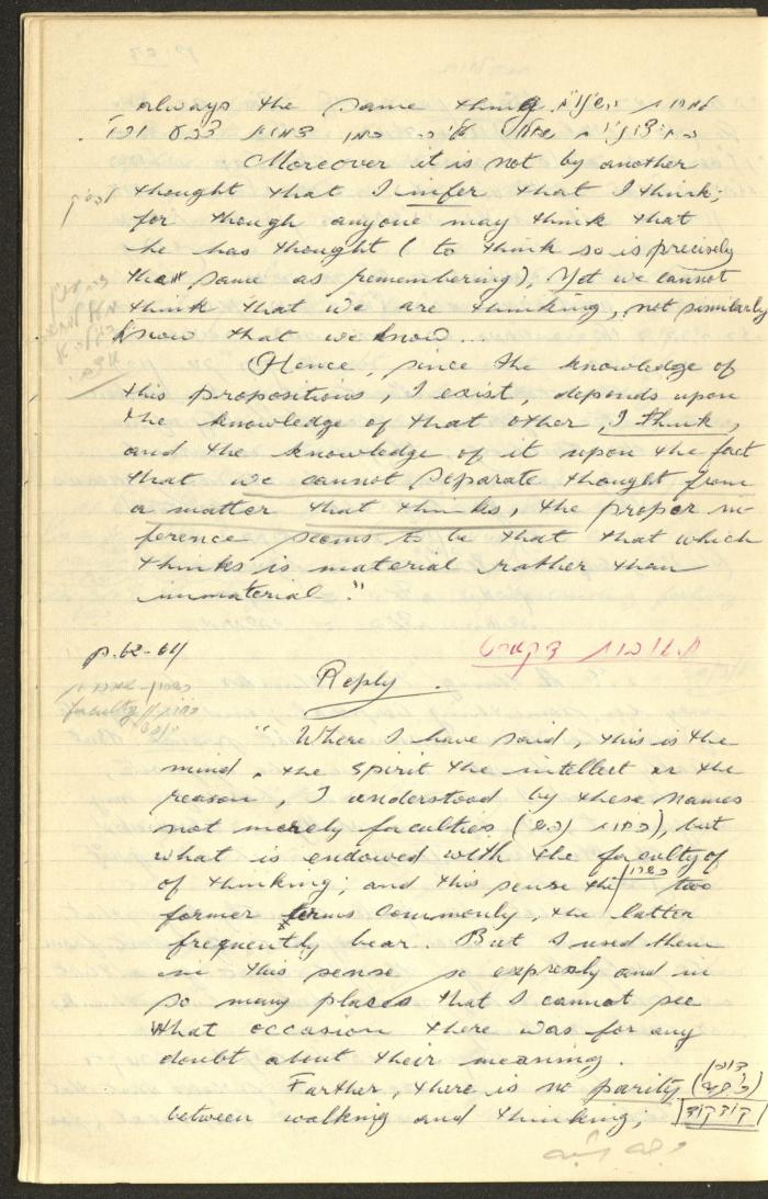 Philosophical Summaries By Walid Fahoum, Nazareth, 1966-1968
