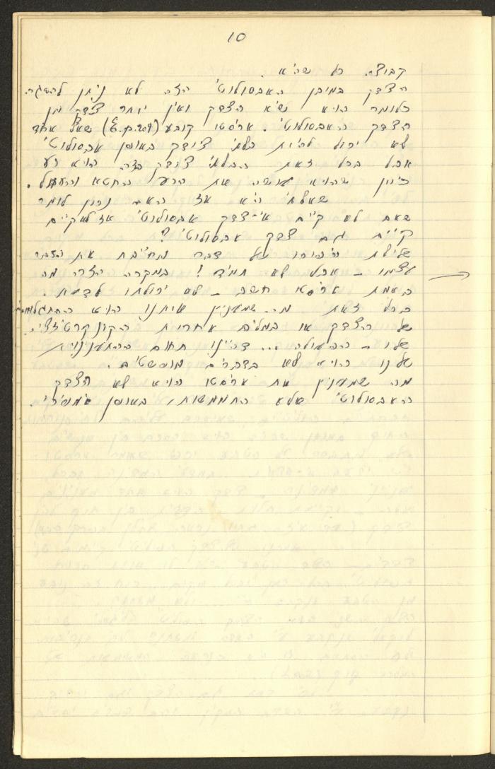 Philosophical Summaries By Walid Fahoum, Nazareth, 1966-1968