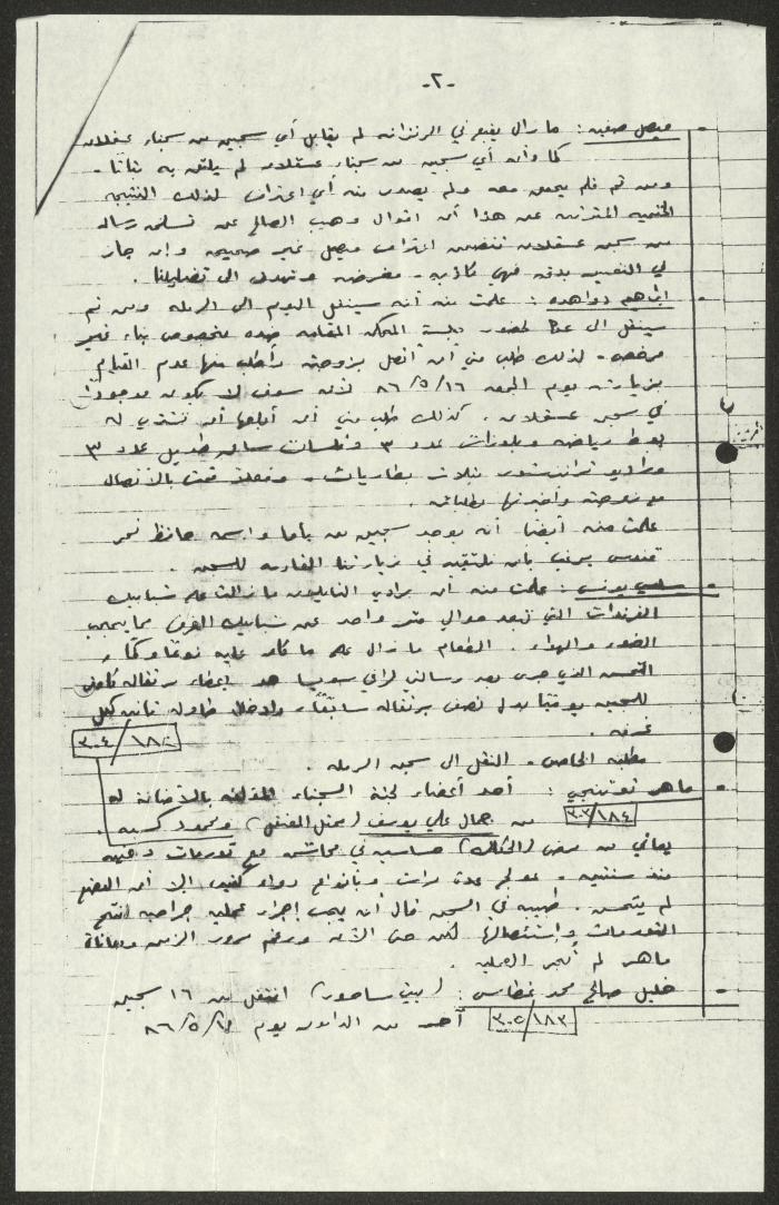 A Report by the Ansar al-Sajeen Association on a Visit to Askalan Prison, 13 May 1986