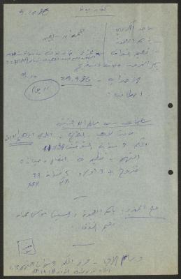 تقرير عن زيارة لسجن كفار يونا، 9 تشرين الأول 1988