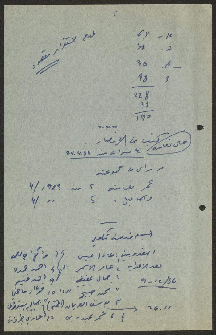 A Report on a Visit to Kfar Yona Prison, 7 December 1986