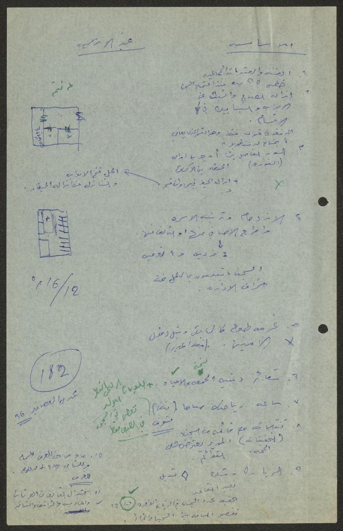 تقرير عن زيارة لسجن كفار يونا، 9 تشرين الأول 1986