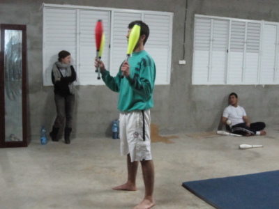 A Photograph of the Palestinian Circus School